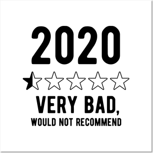 2020 Would Not Recommend bad review 2020 Posters and Art